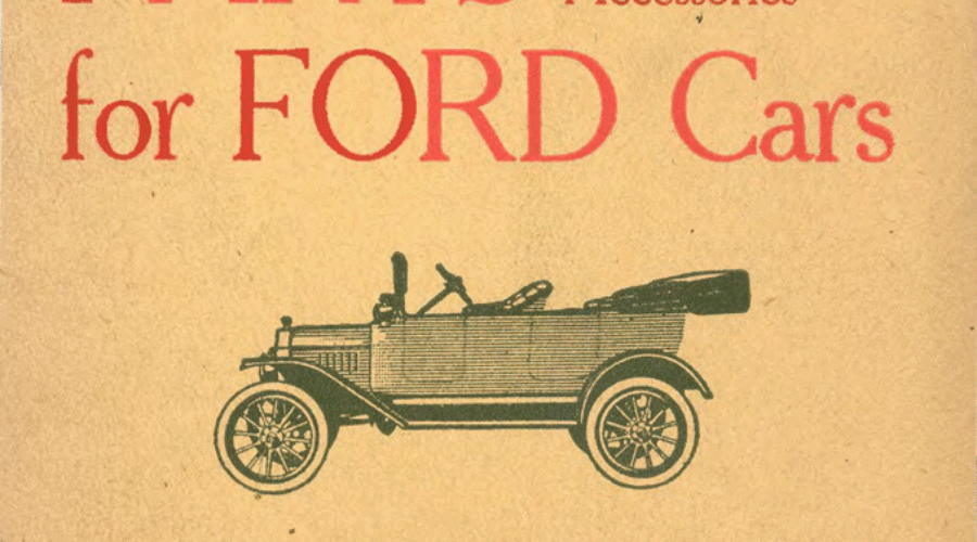 1917 Ford Dec. Parts List