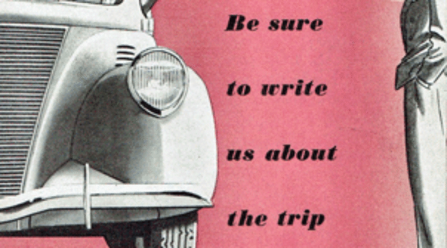 1936 Lincoln Zephyr Trip Brochure