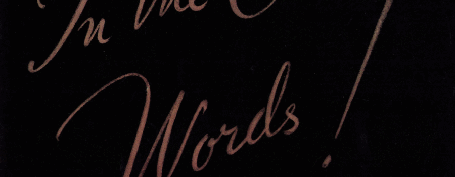 1937 In The Owners Words