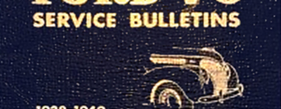1938-1940 Ford V-8 Service Bulletins