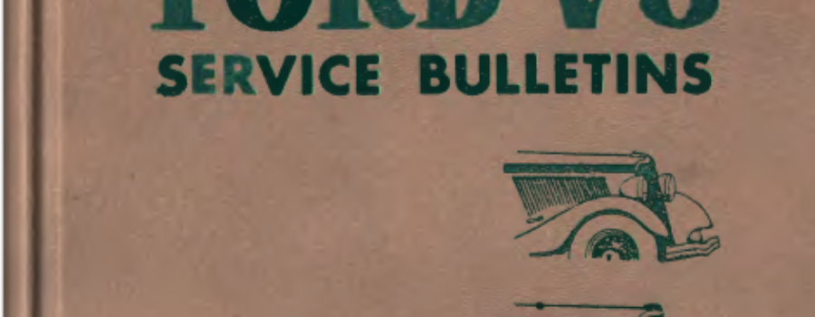 1932-1937 Ford V-8 Service Bulletins