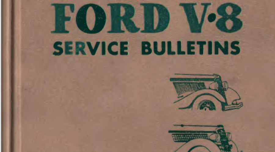 1932-1937 Ford V-8 Service Bulletins