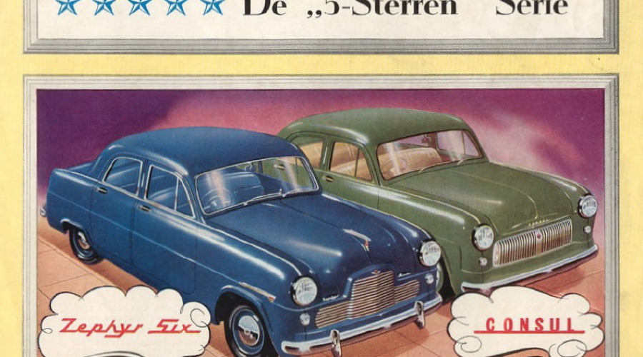 1951 Ford Consul Brochure NL