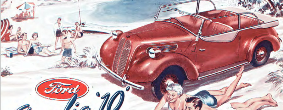 1950 Ford Anglia Brochure AU