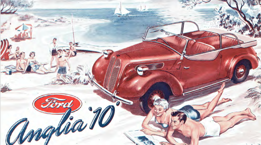 1950 Ford Anglia Brochure AU