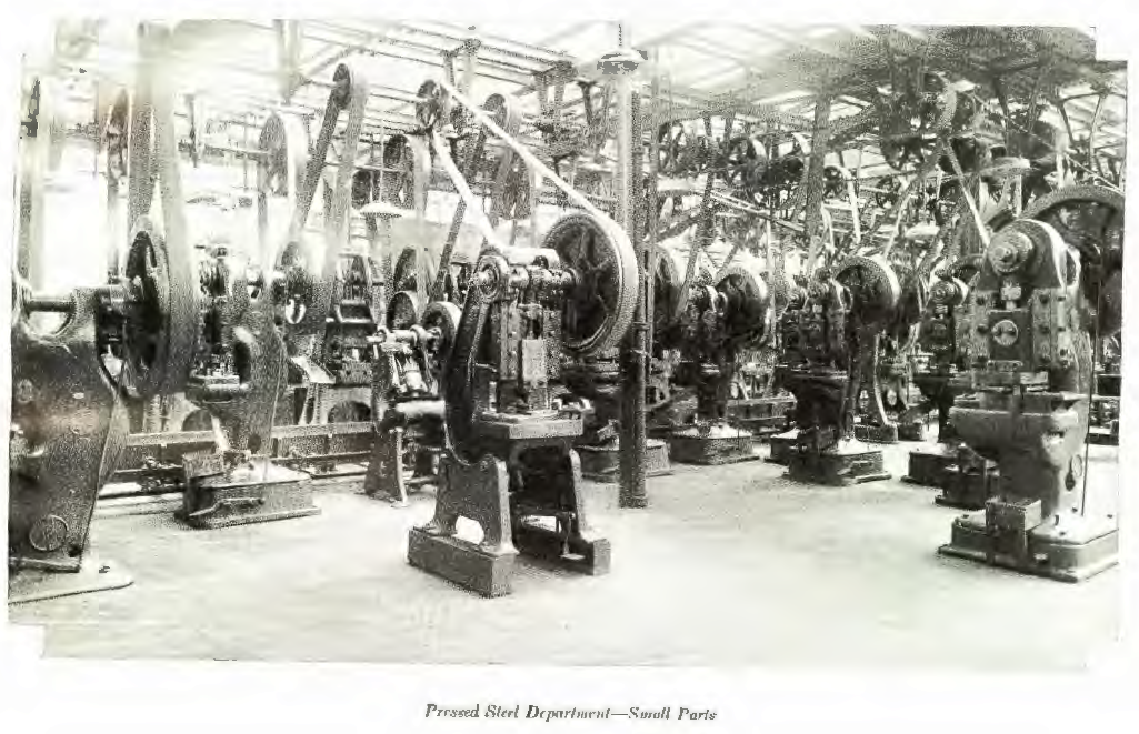 Pressed Steel Department 1915
