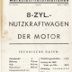 1941 8-ZYL NUTZKRAFTWAGEN DER MOTOR (German)