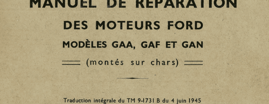 1953 Manual De Reporation GAA, GAF, ET, and GAT  (German)