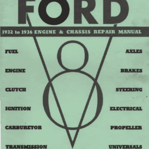 1932-1936 Engine & Chassis Repair Book