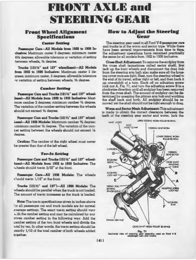 1932-1936 Engine & Chassis Repair Book - Image 4